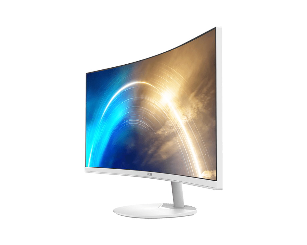 MSI PRO MP341CQW 34- INCH 2K UWQHD 3440X1440 MONITOR - 3440 X 1440 PROFESSIONAL CURVED MONITOR WITH 100HZ REFRESH RATE, ANTI-GLARE & ANTI-FLICKER TECHNOLOGY PC MONITOR FOR DESKTOP, VESA, WHITE