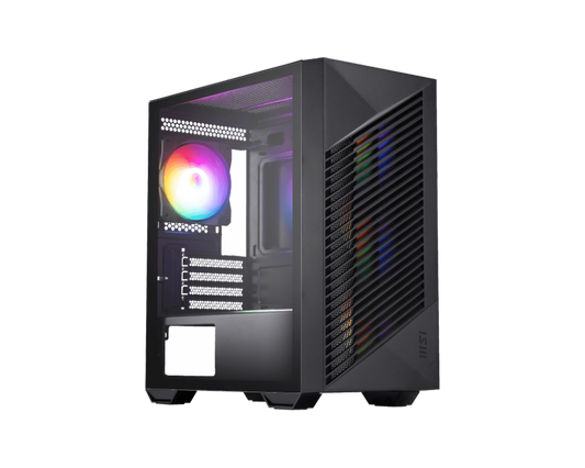 MSI PRO FORGE M050A M-ATX Mini Tower Cabinet (Black)