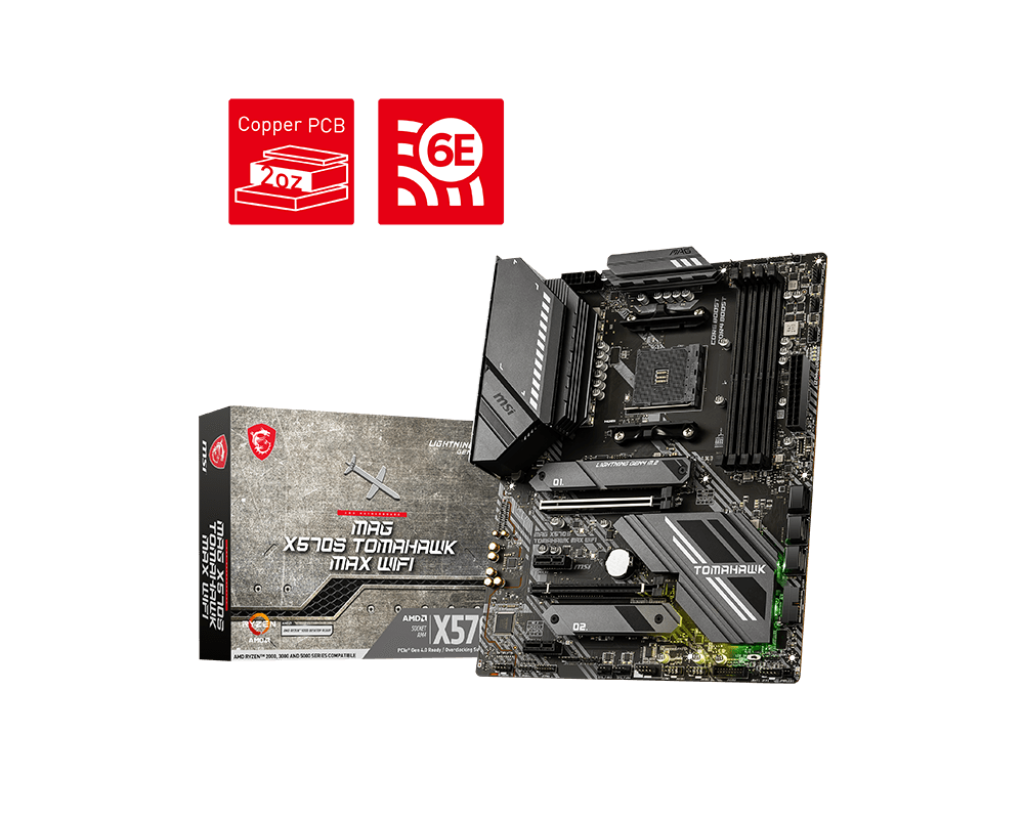 MSI MAG X570S TOMAHAWK MAX WIFI AMD AM4 MOTHERBOARD