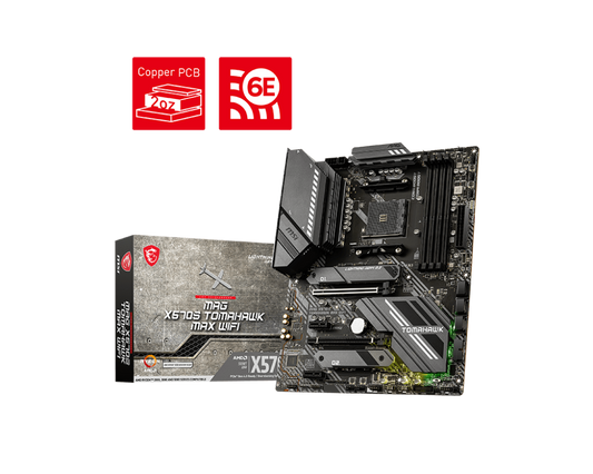 MSI MAG X570S TOMAHAWK MAX WIFI AMD AM4 MOTHERBOARD