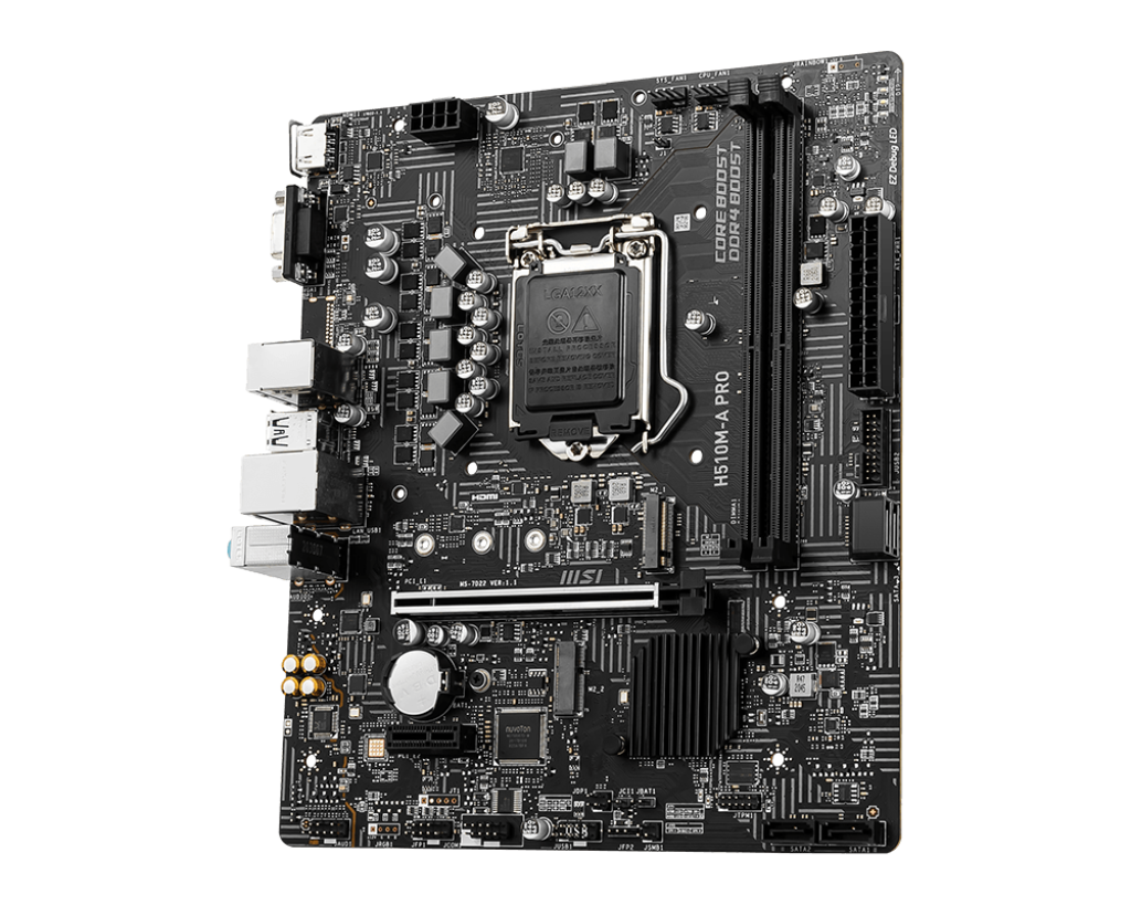 MSI H510M-A PRO MOTHERBOARD, MICRO-ATX