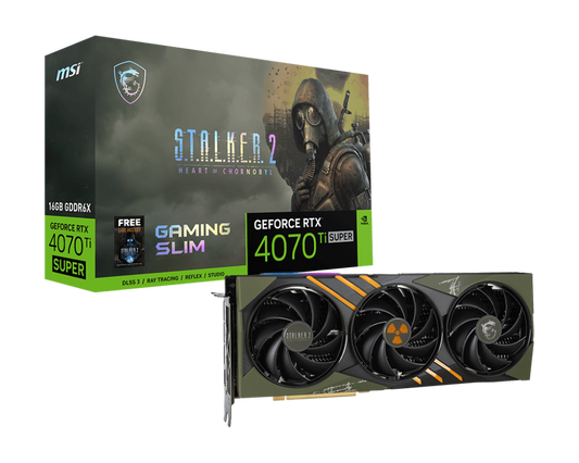 MSI GeForce RTX 4070 Ti SUPER 16G GAMING SLIM STALKER 2 EDITION