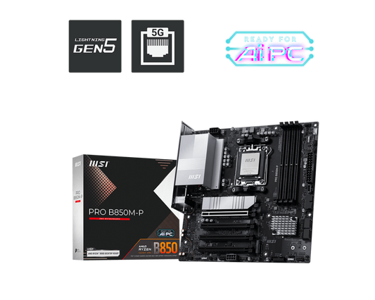MSI PRO B850M-P AM5 DDR5 Motherboard