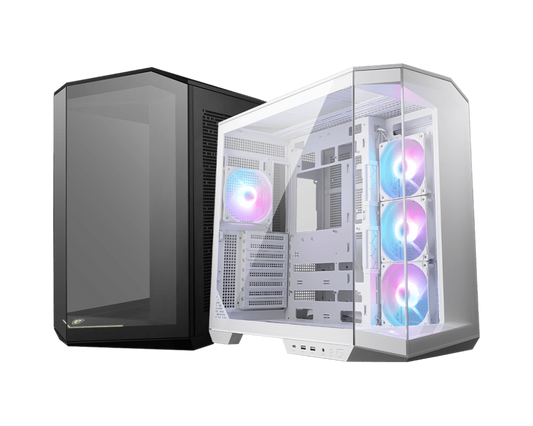 MSI MAG PANO 100R PZ ARGB ATX Mid Tower Case (White)