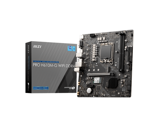 MSI PRO H610M-G WIFI DDR4 MOTHERBOARD