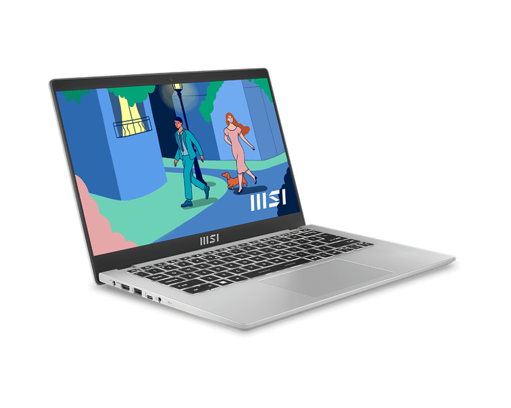 MSI Modern 14 C7M-400IN Ryzen 5 7430U/UMA//16GB/512GB/IPS-Level FHD 14/W/O-Bag-MS2021/Single (White)