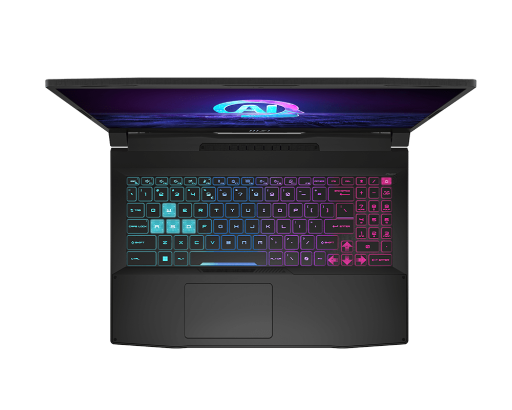 MSI KATANA A15 AI, AMD 8TH GEN. RYZEN 7 8845HS,BUILT-IN AI, 40CM FHD 144HZ GAMING LAPTOP (16GB/512GB NVME SSD/WINDOWS 11 HOME/MSO 2021/NVIDIA GEFORCE RTX 4050, GDDR6 6GB/BLACK/2.25KG) B8VE-481IN