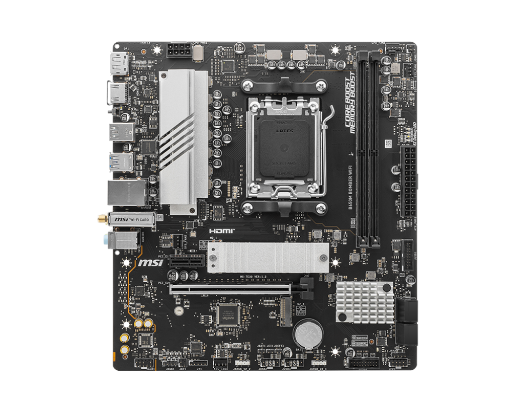 MSI B650M BOMBER WIFI ATX DDR5 AMD MOTHERBOARD
