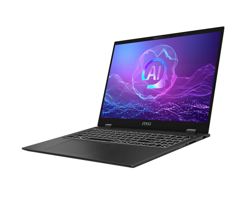 MSI Prestige 16 AI Evo B2HMG-209IN Intel Core Ultra 9 285H/LPDDR5 32GB/1TB NVMe PCIe SSD Intel Arc Graphics/Windows11 Home/4 cell, 99Whr/x/Office + M365/MSI Bag/2 Year Warranty Term