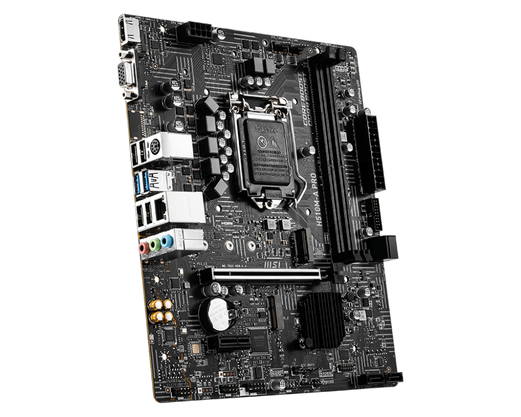 MSI H510M-A PRO MOTHERBOARD, MICRO-ATX