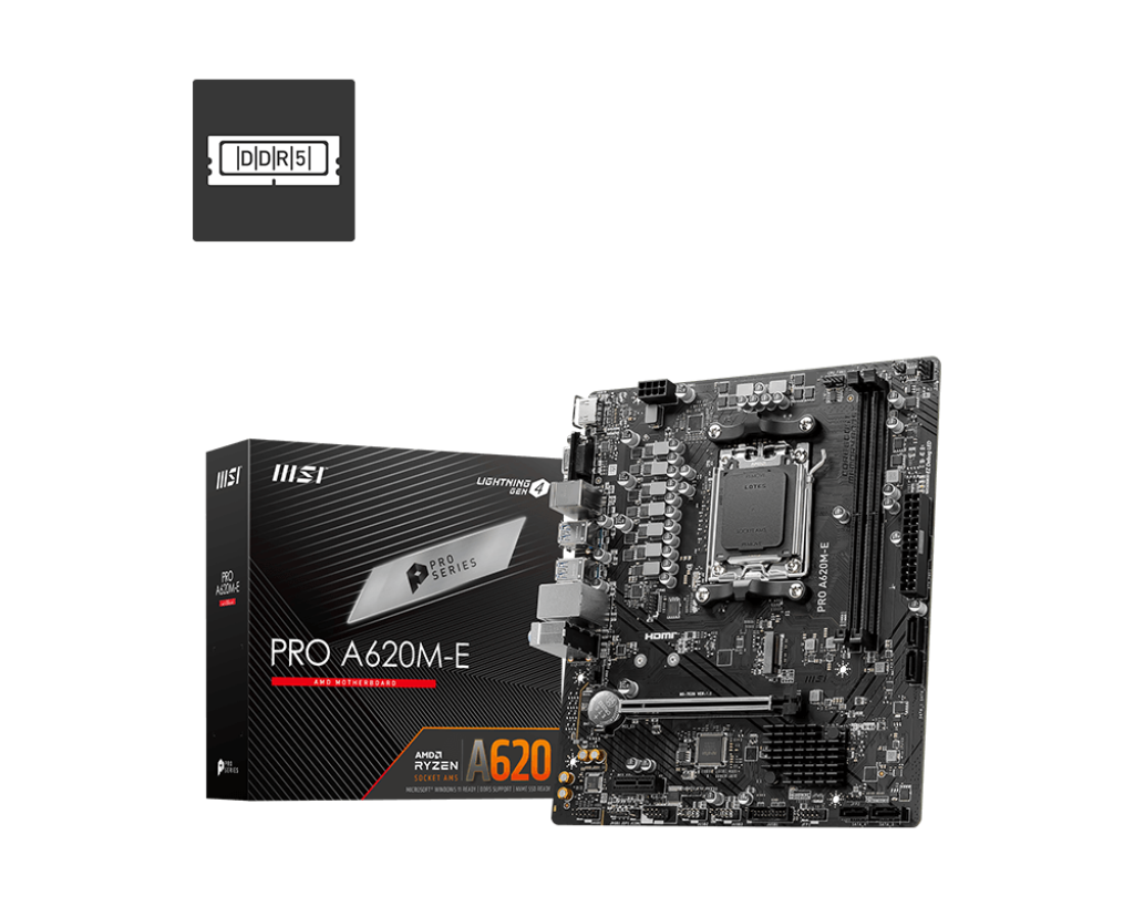 MSI A620M-E PRO AMD AM5 MOTHERBOARD