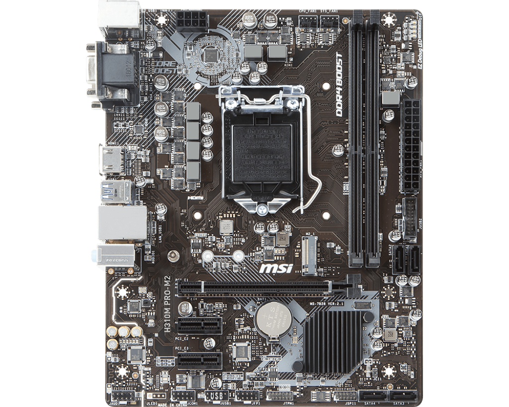 MSI H310M PRO-M2 MOTHERBOARD