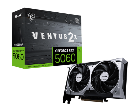 MSI Geforce RTX 5060 Ventus 2X OC 8GB Graphic Card