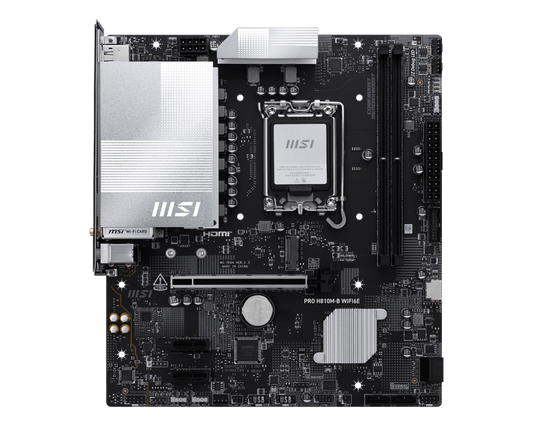 MSI PRO H810M-B WIFI6E DDR5 Intel LGA 1851 Motherboard