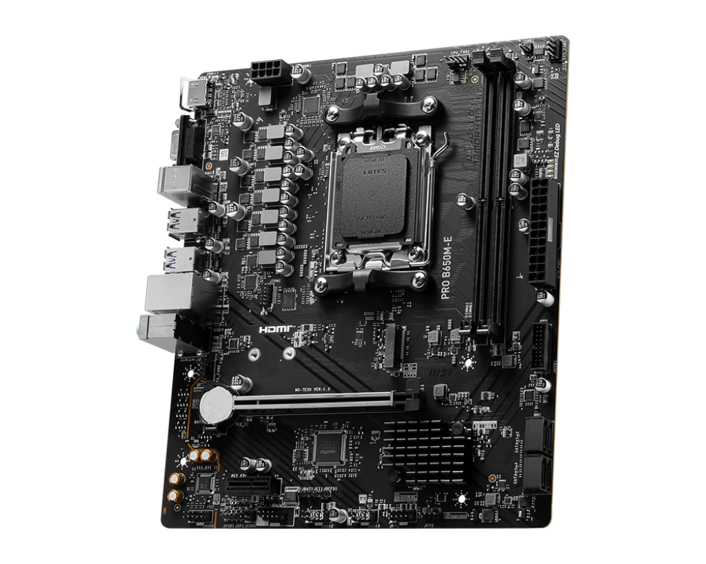 MSI Pro B650M-E M-ATX Motherboard