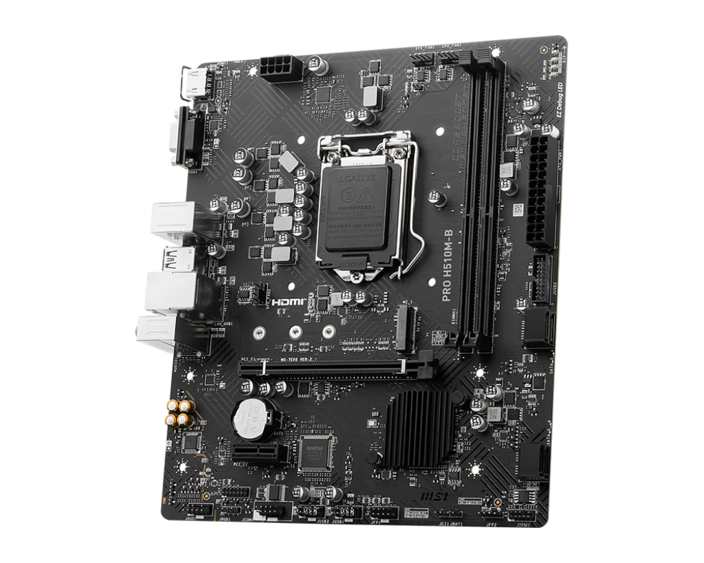 MSI PRO H510M-B INTEL LGA1200 MOTHERBOARD