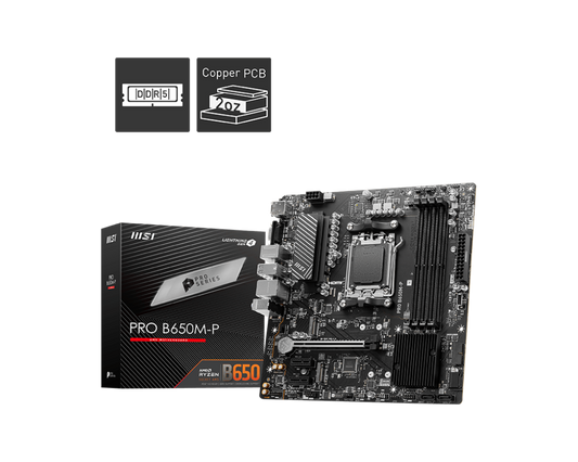 MSI B650M-P PRO AMD AM5 MOTHERBOARD