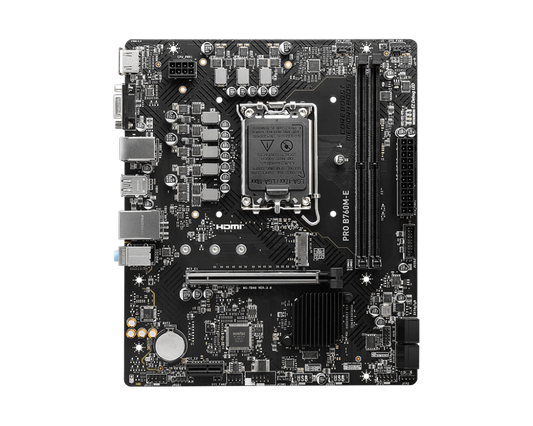 MSI PRO B760M-E MOTHERBOARD, MICRO-ATX