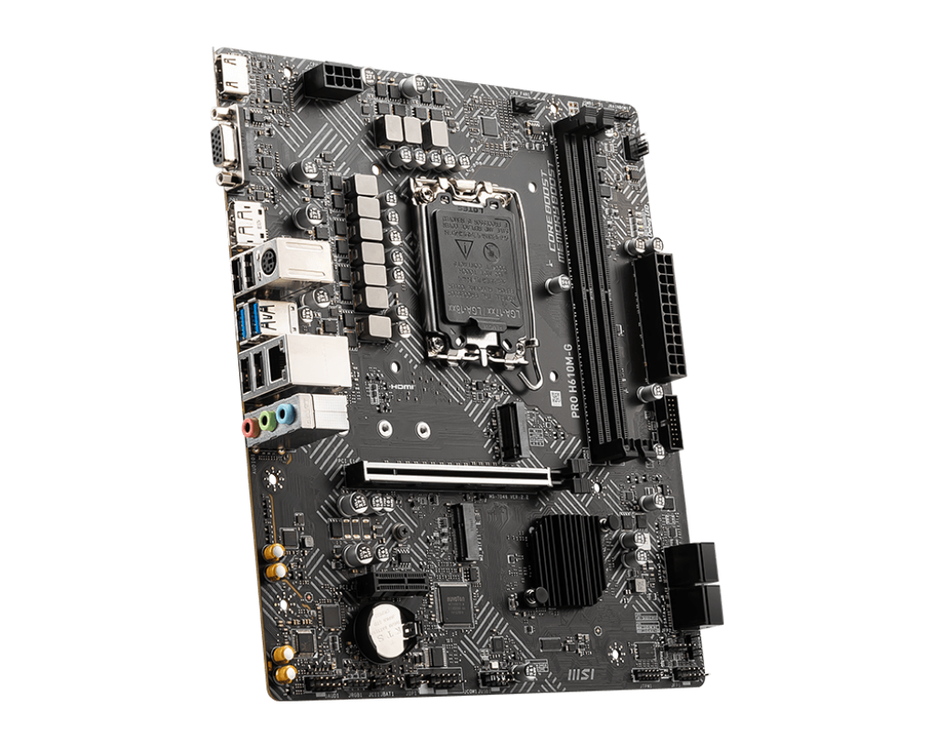 MSI PRO H610M-G WIFI DDR5 MOTHERBOARD