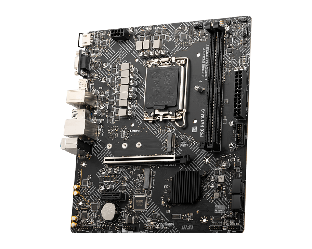 MSI PRO H610M-G WIFI DDR5 MOTHERBOARD