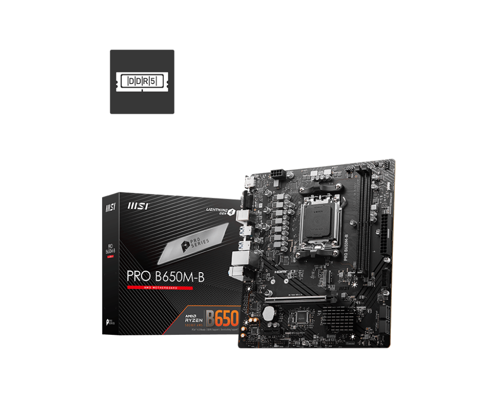 MSI PRO B650M-B MOTHERBOARD, MICRO-ATX