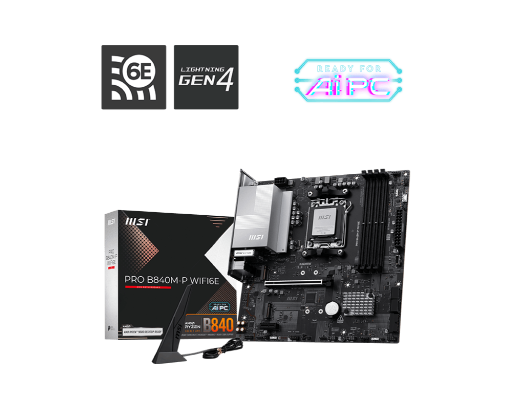 MSI PRO B840M-P WIFI6E Motherboards