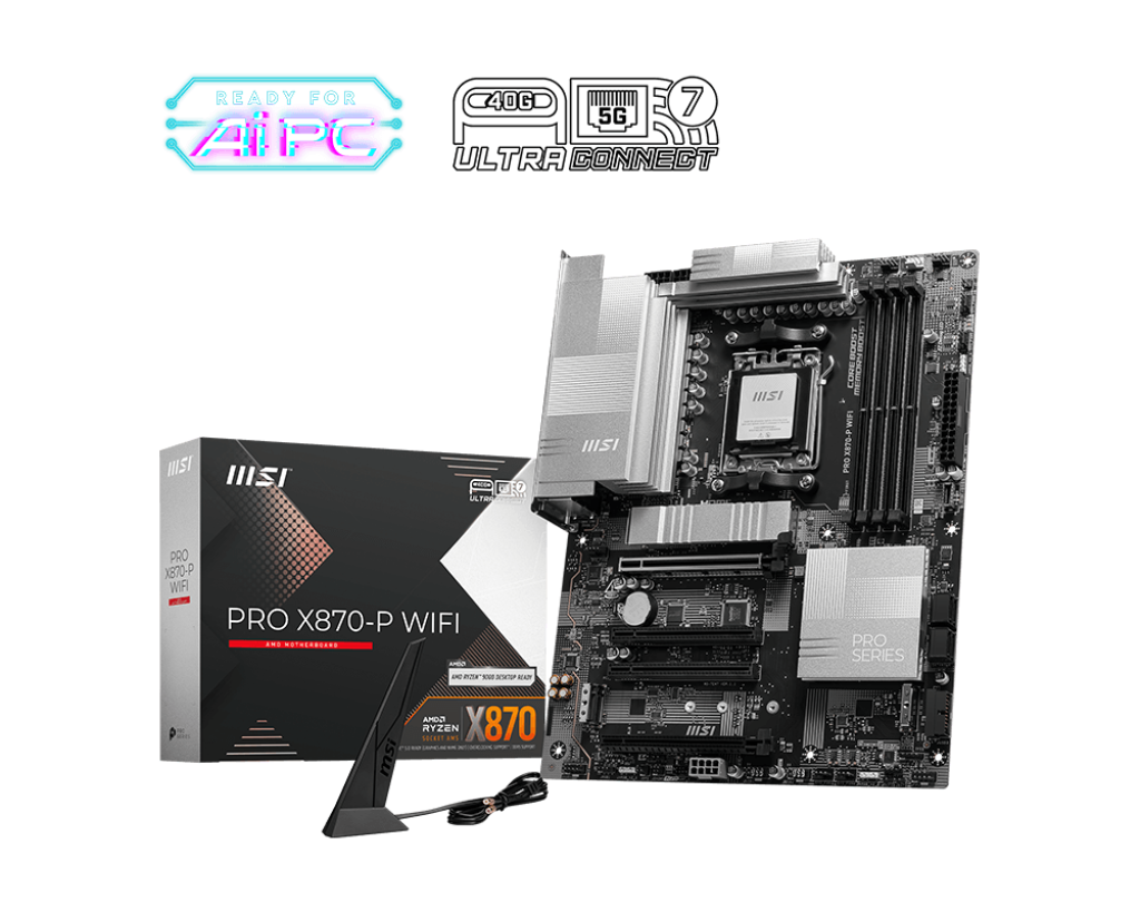 MSI PRO X870-P WIFI AM5 DDR5 MOTHERBOARD