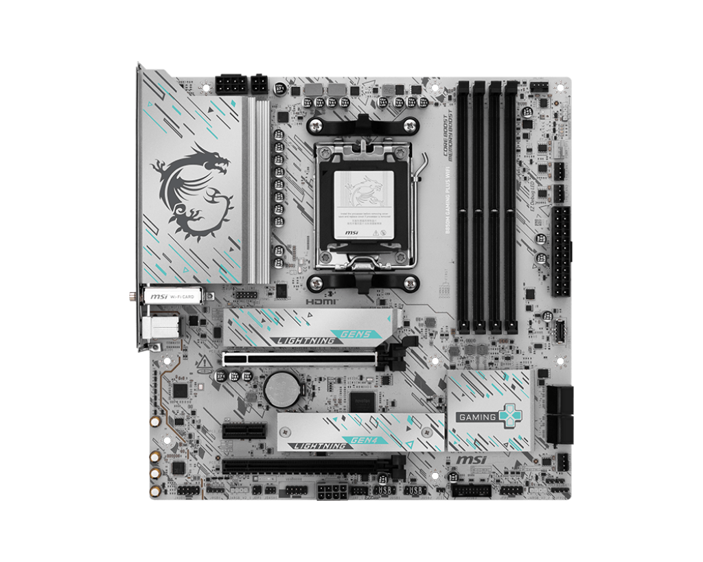 MSI B850M DDR5 Gaming Plus WiFi Motherboard