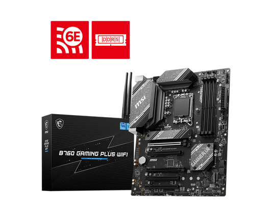 MSI B760 GAMING PLUS WIFI MOTHERBOARD