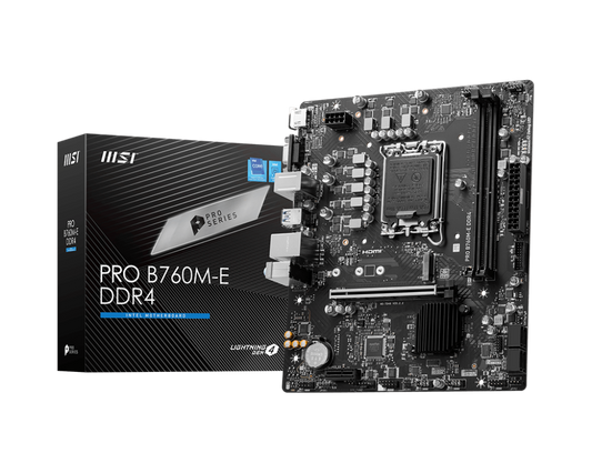 MSI B760M-E PRO DDR4 INTEL LGA1700 MOTHERBOARD