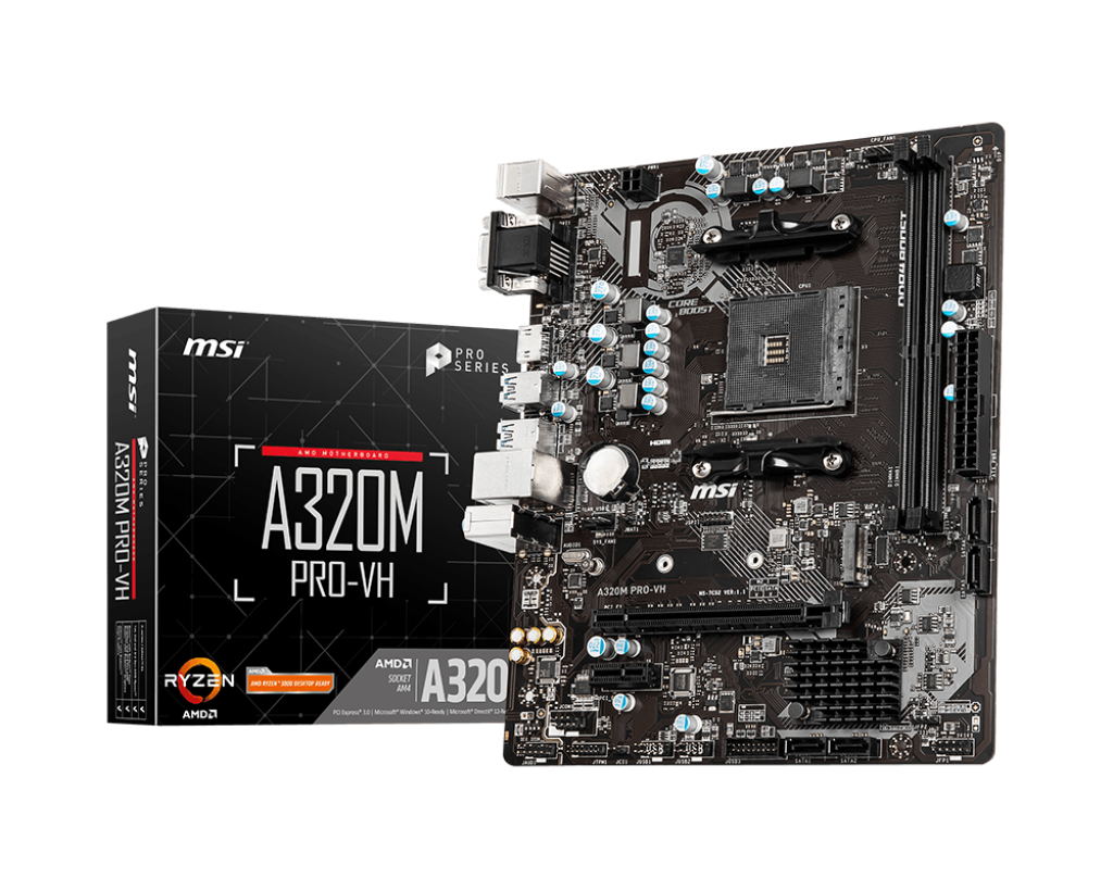 MSI A320M PRO-VH AMD AM4 MOTHERBOARD