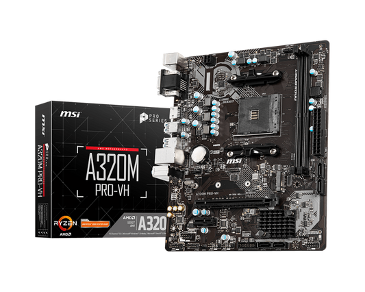 MSI A320M PRO-VH AMD AM4 MOTHERBOARD