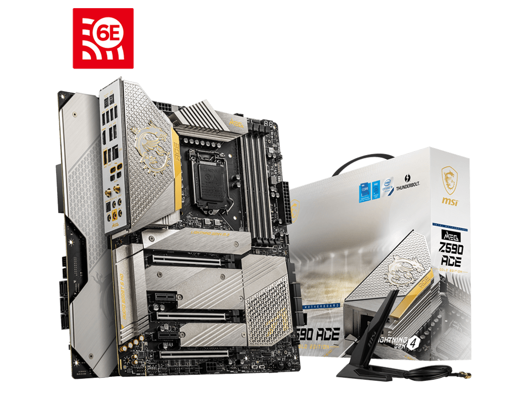 MSI Z590 MEG ACE GOLD INTEL LGA1200 MOTHERBOARD