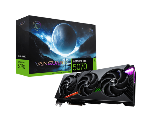 MSI RTX 5070 VANGUARD SOC 12GB GDDR7 GRAPHICS CARD