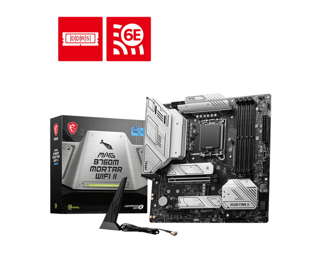 MSI MAG B760M MORTAR WIFI II MOTHERBOARD