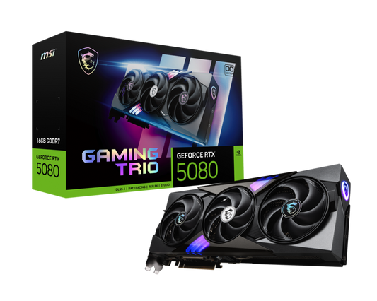 MSI GeForce RTX 5080 Gaming Trio OC 16GB GDDR7