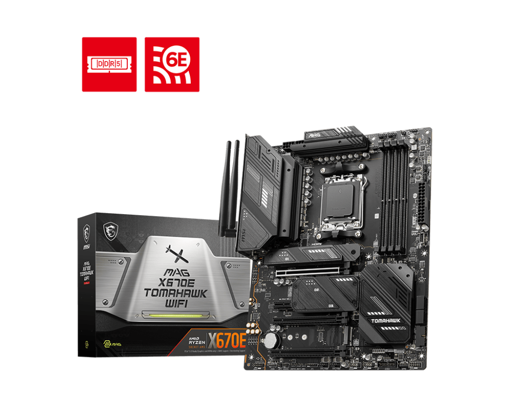 MSI MAG X670E TOMAHAWK WIFI AMD AM5 MOTHERBOARD