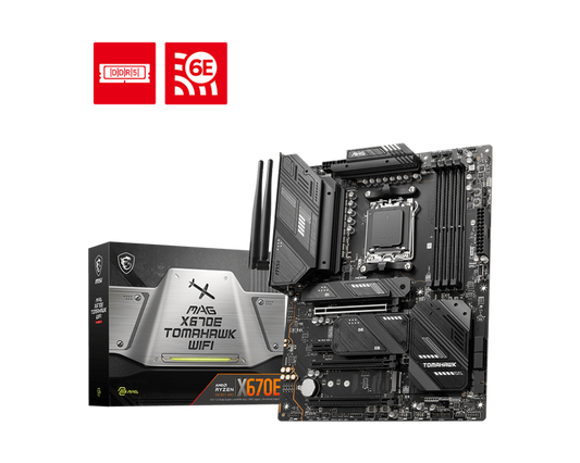 MSI MAG X670E TOMAHAWK WIFI AMD AM5 MOTHERBOARD
