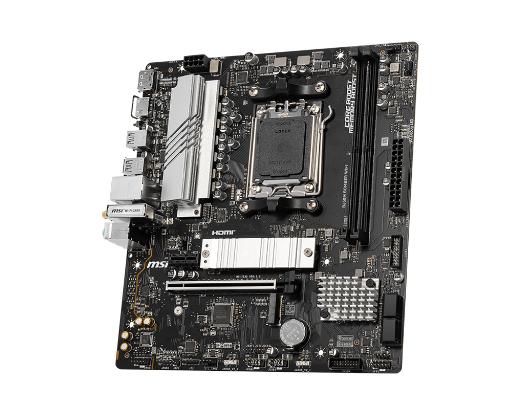 MSI B650M BOMBER WIFI ATX DDR5 AMD MOTHERBOARD