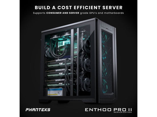 PHANTEKS ENTHOO PRO 2 SERVER EDITION TG MID-TOWER E-ATX CABINET BLACK