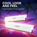 CRUCIAL PRO OVERCLOCKING 16GB DDR5-6000 UDIMM CL36 WHITE RAM CP16G60C36U5W