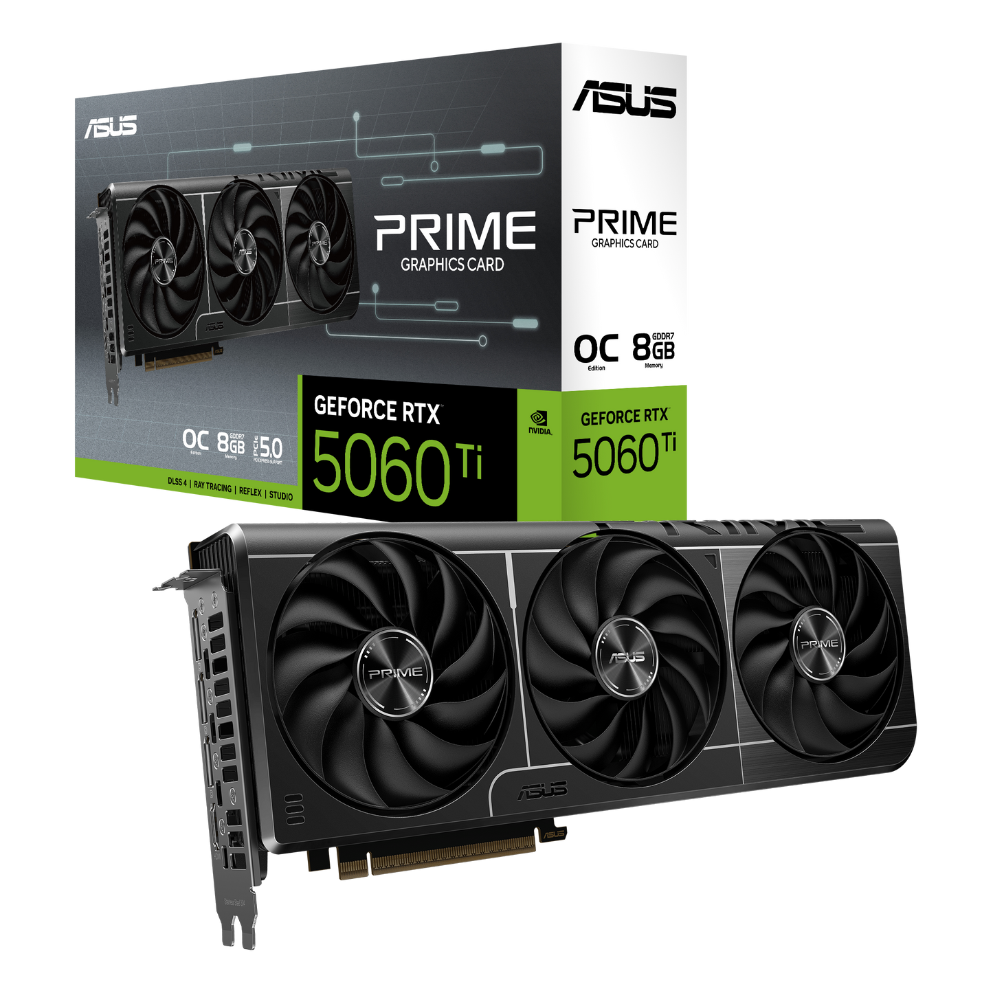 ASUS PRIME GeForce RTX 5060 Ti 8GB GDDR7 PCI Graphics Card PRIME-RTX5060TI-O8G