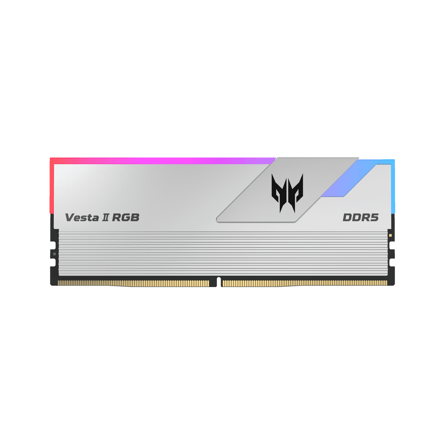 PREDATOR VESTAII DDR5 RGB U-DIMM 6000MHZ 64GB (32GB*2) SILVER