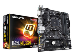GIGABYTE GA-B450M-DS3H WIFI AMD AM4 MOTHERBOARD