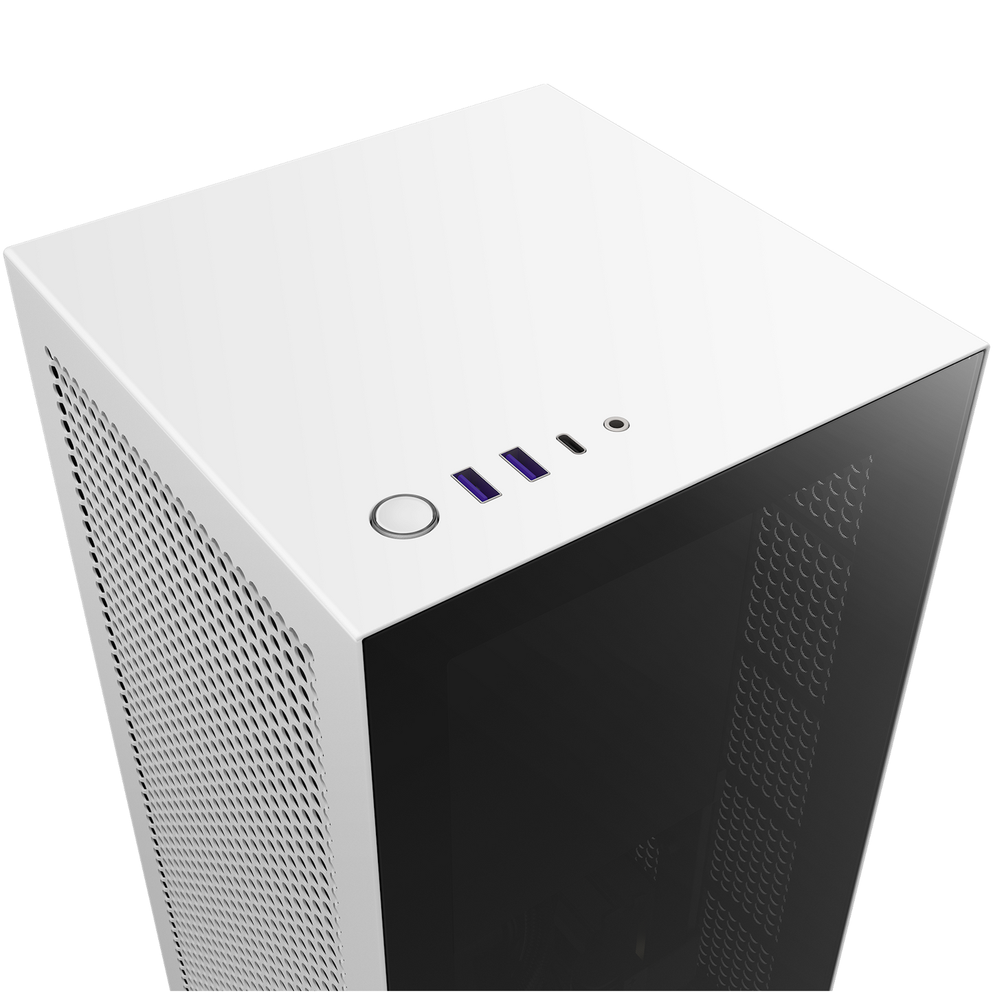 NZXT H1 VERSION2 2022 WHITE COLOR WITH 140MM LIQUID COOLER WITH PCIE GEN.4 EXTENDER (CS-H11BW-IN)