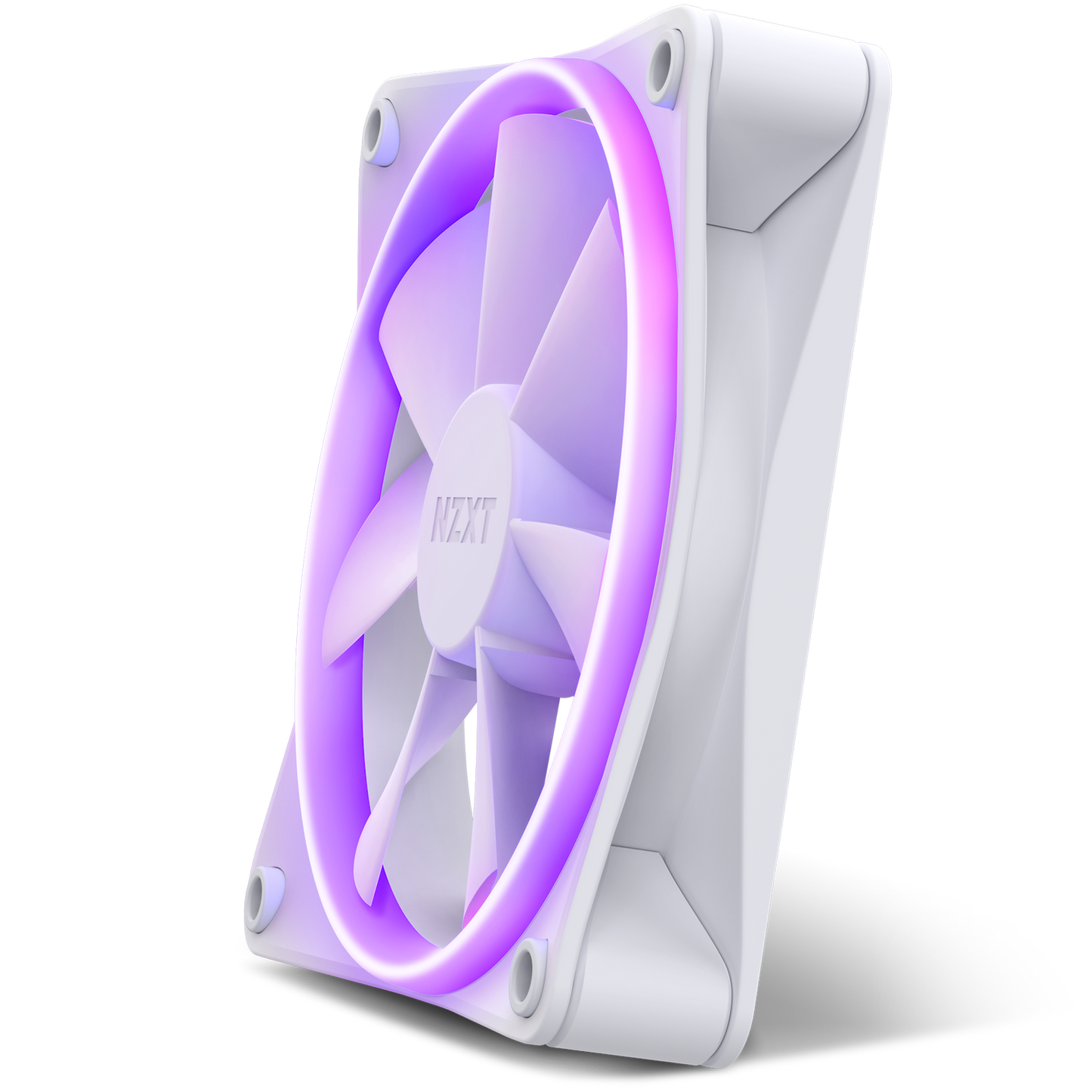 NZXT F120RGB - 120MM RGB HEATSINK FANS - SINGLE (WHITE) RF-R12SF-W1