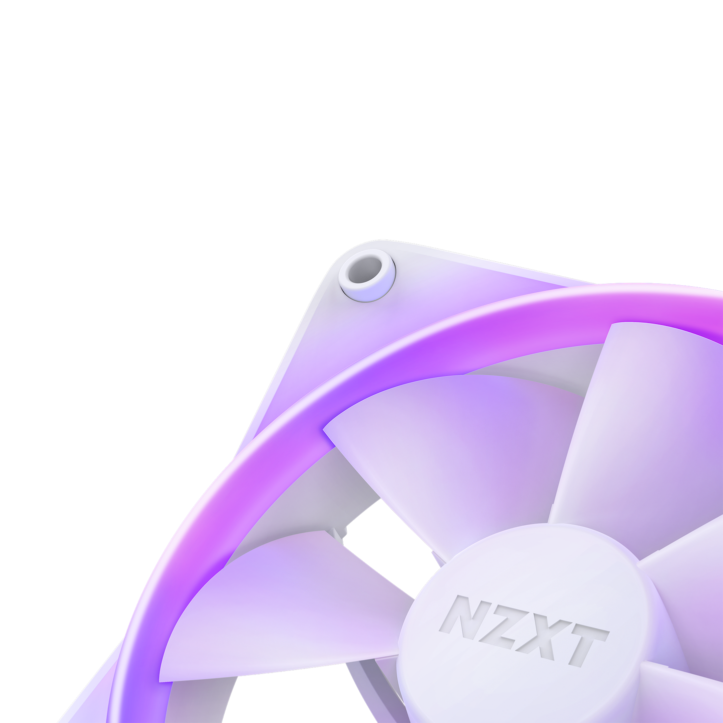 NZXT F120RGB - 120MM RGB HEATSINK FANS - TRIPLE (WHITE) RF-R12TF-W1