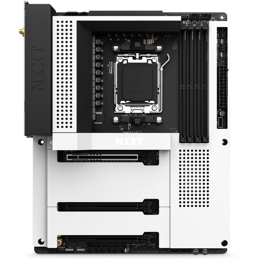 NZXT N7 B650E MOTHERBOARD - AMD B650 WHITE N7-B65XT-W1