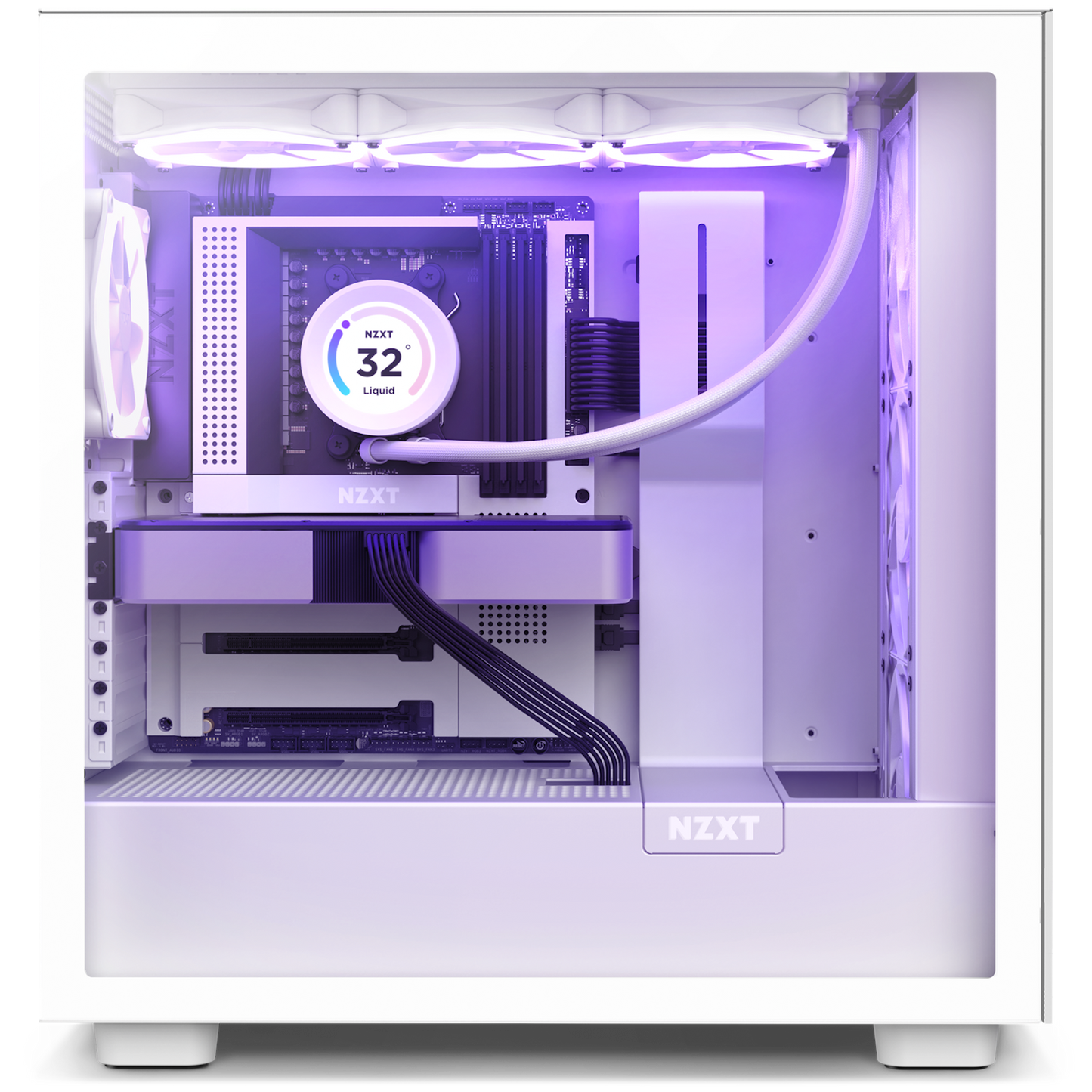 NZXT N7 B650E MOTHERBOARD - AMD B650 WHITE N7-B65XT-W1