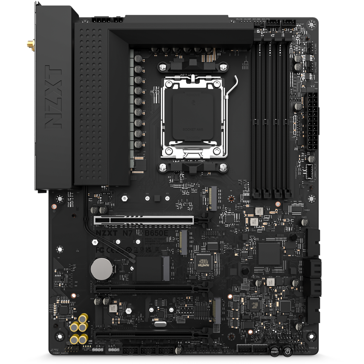 NZXT N7 B650E MOTHERBOARD - AMD B650 BLACK N7-B65XT-B1